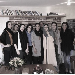 عکس از جشن تولد هدیه تهرانی در کنار دوستانش