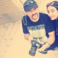 سلفی باحال مهراب قاسم خانی و دخترش در اینستاگرام