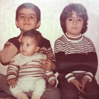تصویری جالب از فرزاد حسنی و برادرش در کودکی