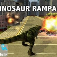 دانلود بازی هیجانی اندروید شکار دایناسور Dinosaur rampage: Trex